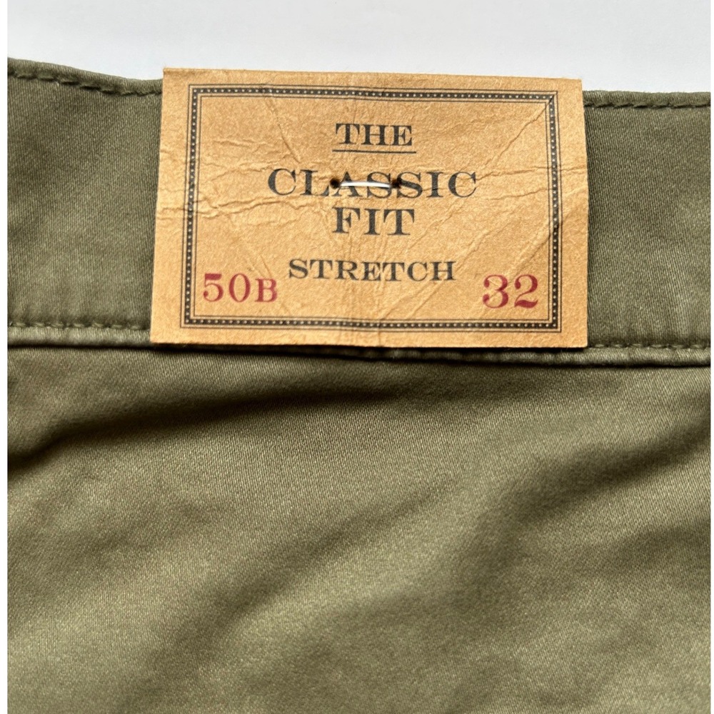 Polo Ralph Lauren Mens Classic Fit Stretch Pants Olive Green 50x32 NWT 50B 50G - Picture 6 of 12